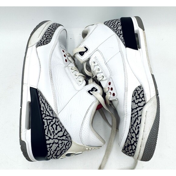 Nike Air Jordan Retro 3 White Cement 88 Men\'s Size 8.5 580775-160 Dunk Contest main image 14